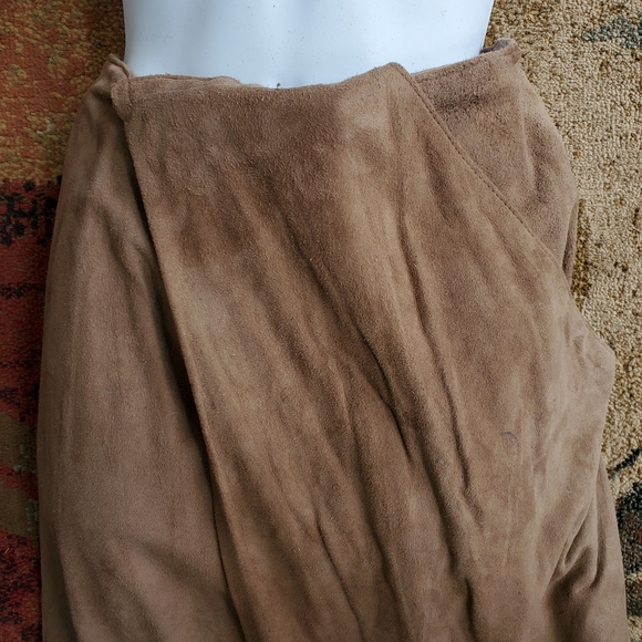 Maglia Fine Leathers suede lined skirt sz 8 - Picture 7 of 8